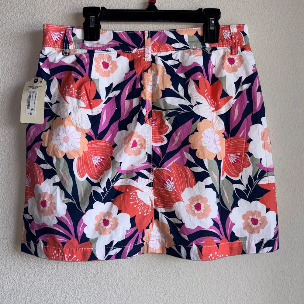 St.Johns Bay Floral Skort Womens Size 4 - Picture 2 of 3